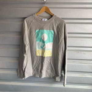 Maison Kitsune GREEN ANTHONY BURRILL CLEAN SWEATSHIRT